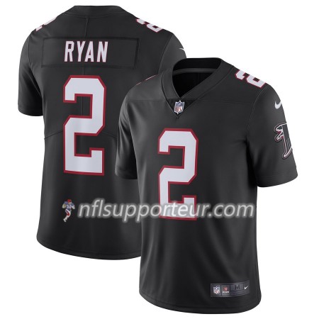 Maillot Homme Atlanta Falcons Matt Ryan 2 Nike Noir